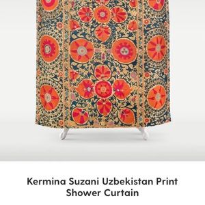 Society6 shower curtain